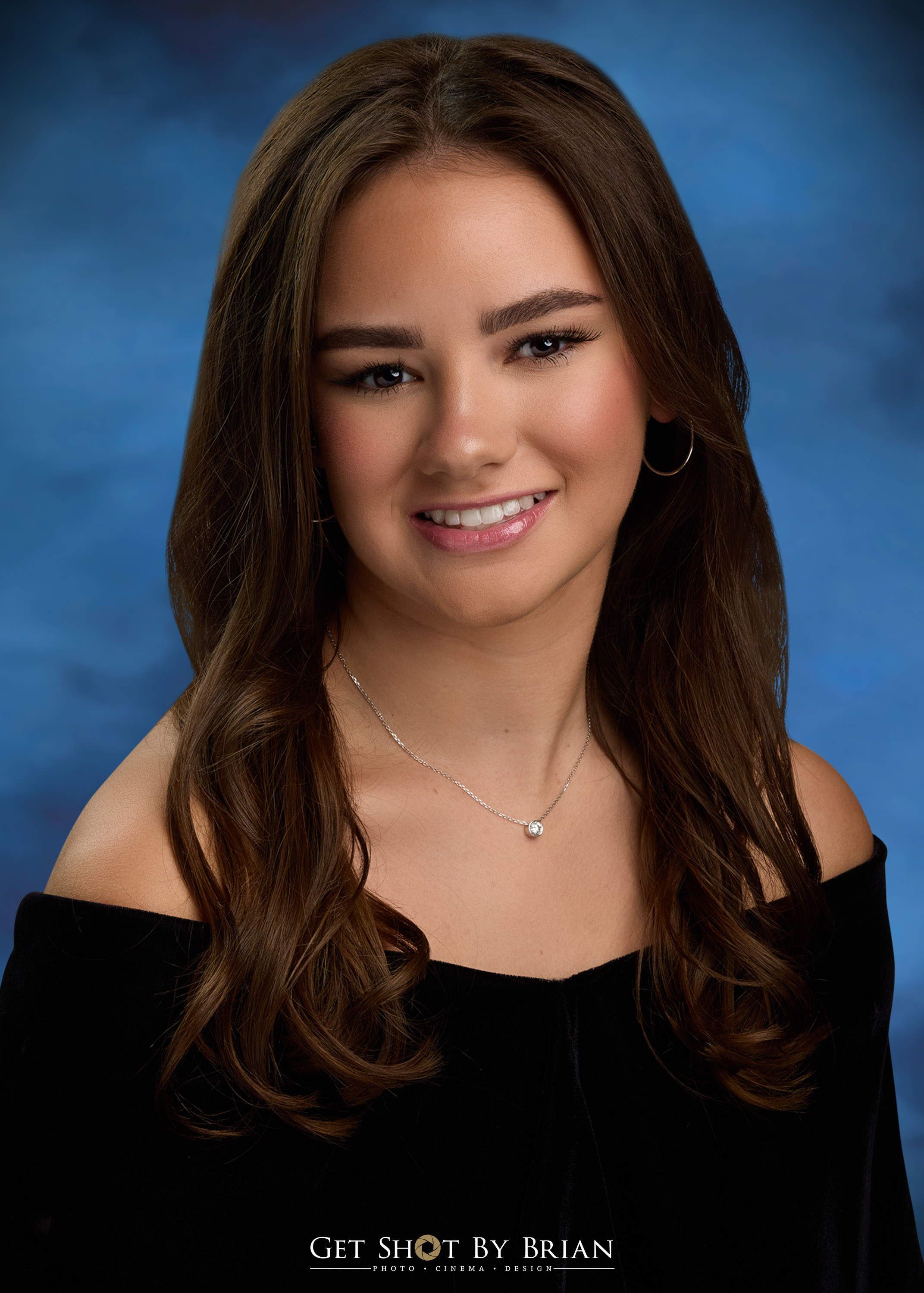 high school senior girl yearbook photo